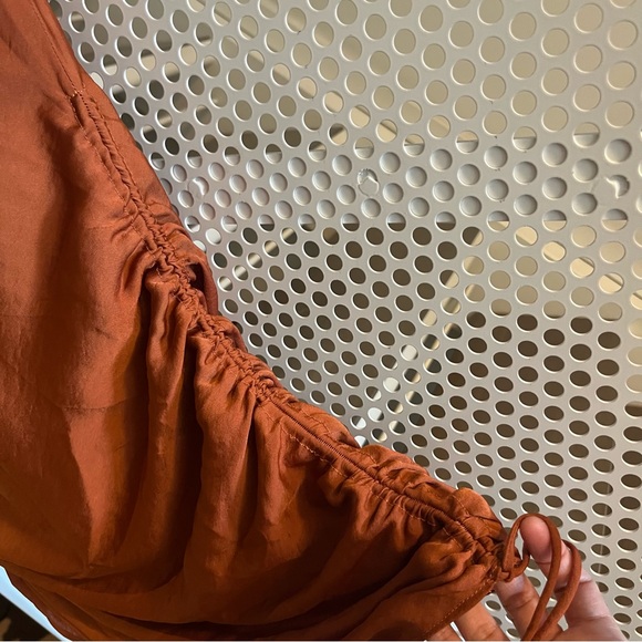 Free People Intimately Day to Night Midi Slip Dress Size Medium in Cinnabar NWT - Picture 4 of 13